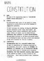 The first page of the original constitution of the BSFA, 1959